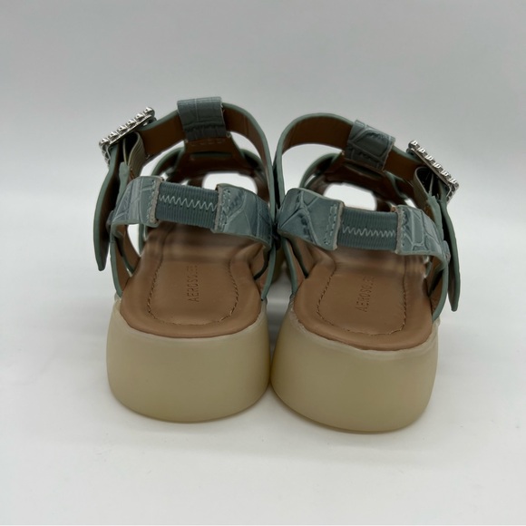 Aerosoles Wagner Platform Sandals Sage Green Strappy Women’s Size 6 - Picture 5 of 12